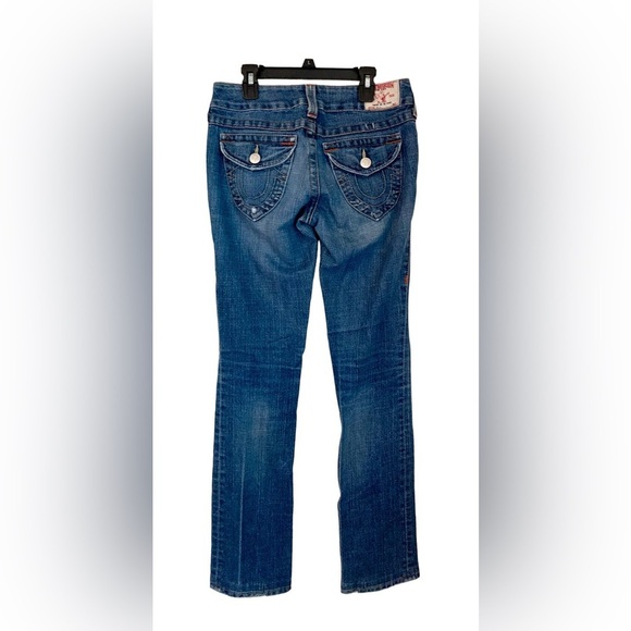 True Religion Denim - True Religion Billy jeans straight leg, size 27, slightly distressed
Made in USA